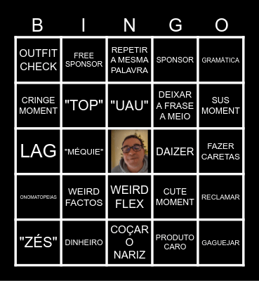 BINGÃO DO RICZÃOOO Bingo Card