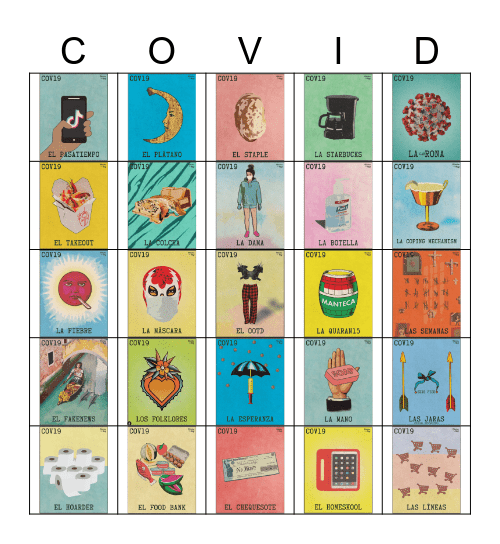 Virtual Loteria Bingo Card