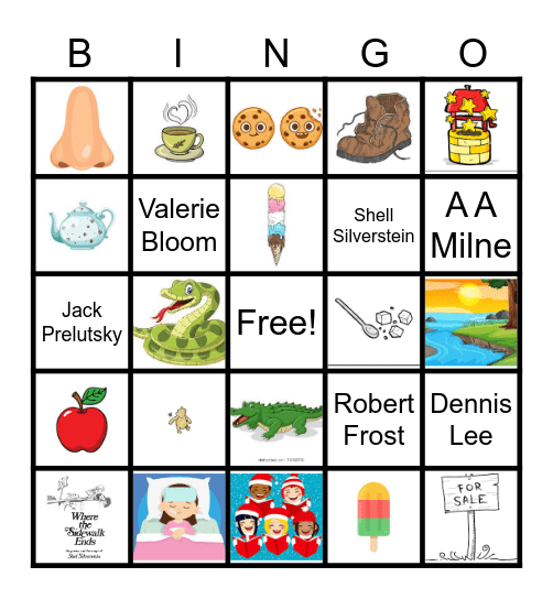 Poe-Tea Bingo Card