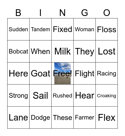Draft 2 Bingo Card