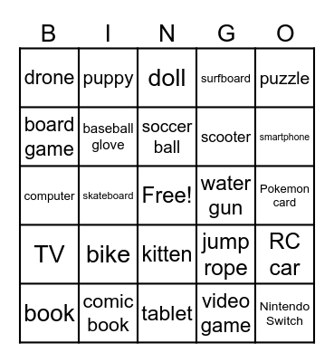 Boost Up 2: Unit 5 - At The Mall Bingo Card