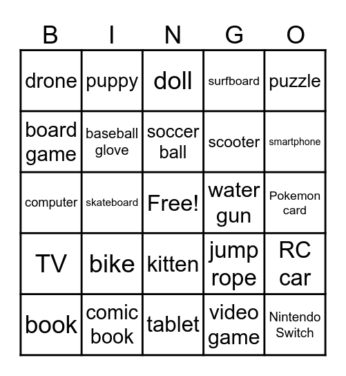 Boost Up 2: Unit 5 - At The Mall Bingo Card