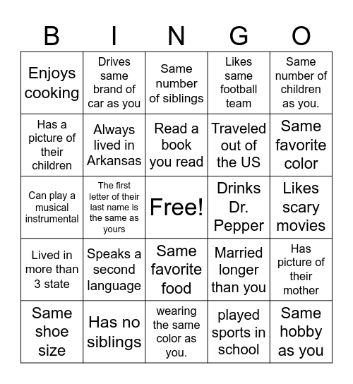 Spill The Tea Bingo Card