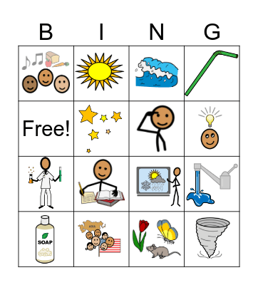 Words of the Week Bingo Card