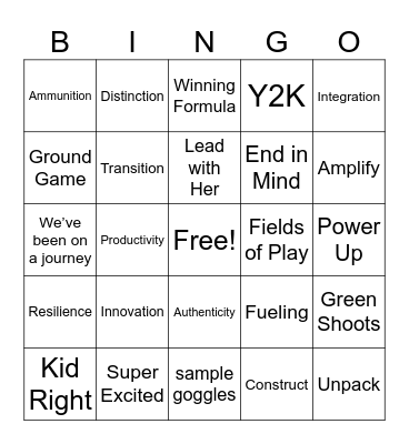 IPR FUN Bingo Card