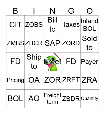Customer Care  Bingo Card