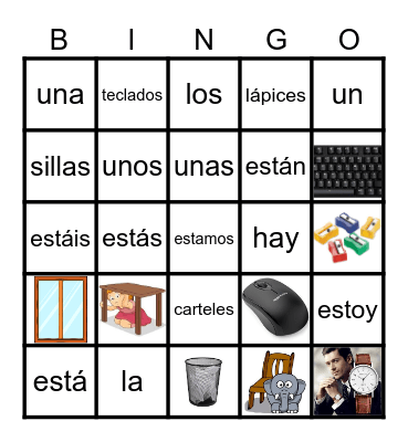 2B y Estar Bingo Card