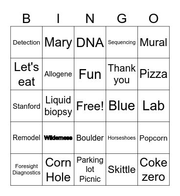 FORSIGHT BINGO Card