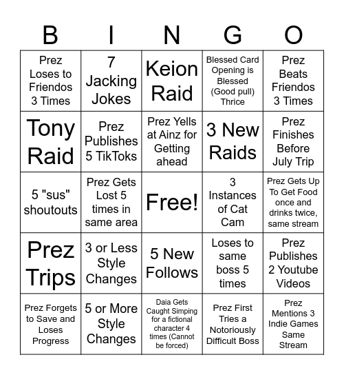 Mega Man Battle Network 2 Bingo Card