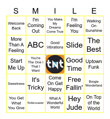 Feel Good Stuff Bingo Card