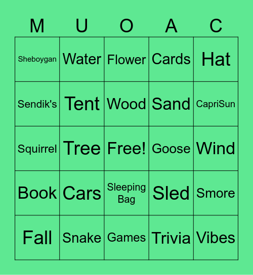 Final Meeting Bingo! Bingo Card