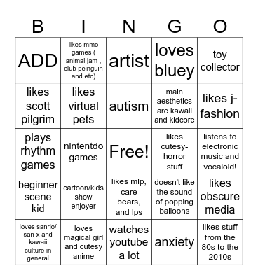 How much are u like me? Bingo Card