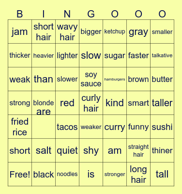 Bingo Party! Bingo Card