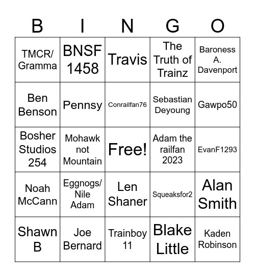 Infamous Internet Foamers Bingo V2 Bingo Card