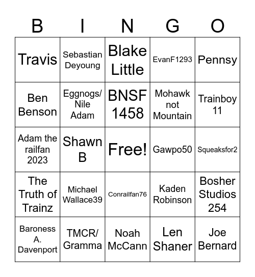 Infamous Internet Foamers Bingo V3 Bingo Card