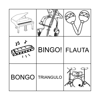 BINGO MUSICAL Bingo Card