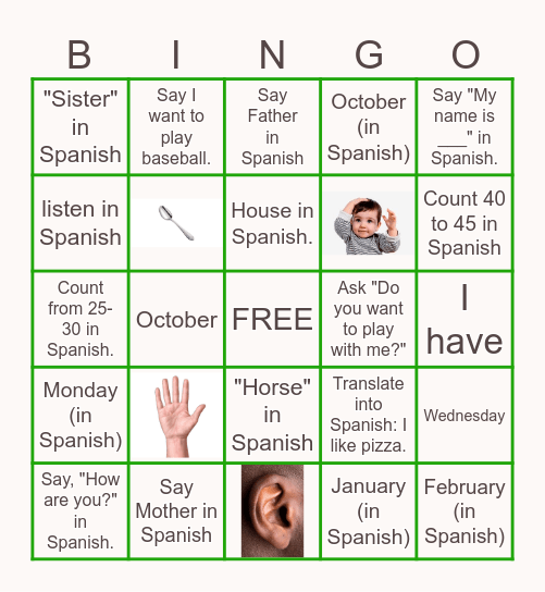 Repaso y más Bingo Card