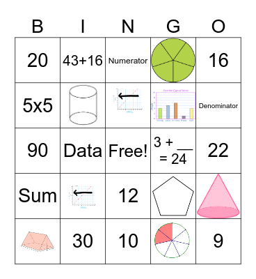 Math Bingo Card