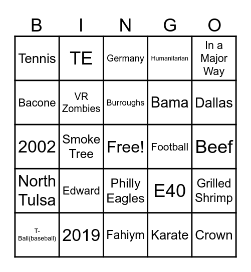 Los Bingo Card