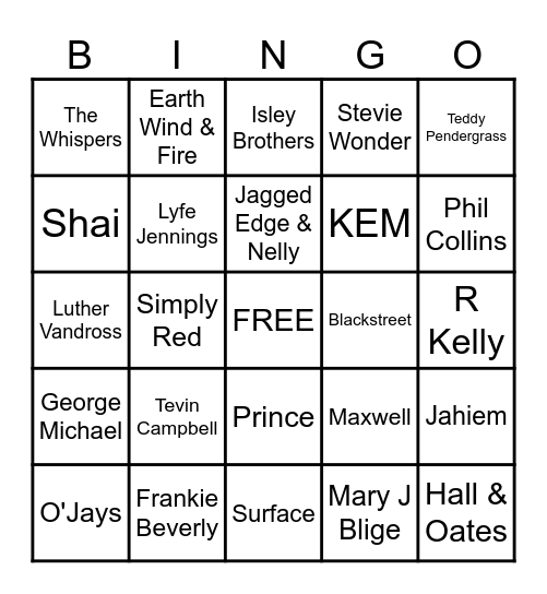"TIsh" Fifty & Flourishing Bingo Card