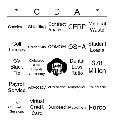Member Benefit Bingo Card