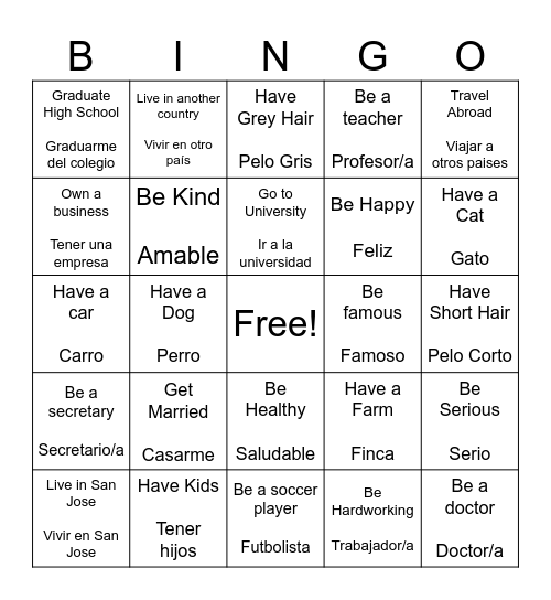 Will you...? Bingo Card