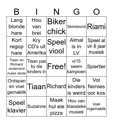 Nog iemand vir pynappel op pizza? Bingo Card