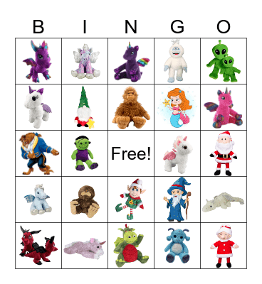Magical Mythical Mysteries Bingo Card