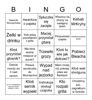 WYLATKOWO Bingo Card