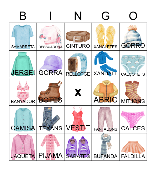 LA ROBA Bingo Card