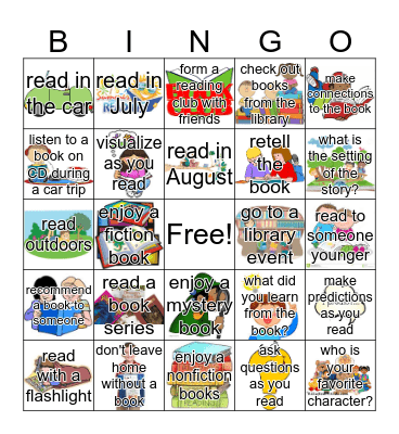 BOOK BINGO! Bingo Card