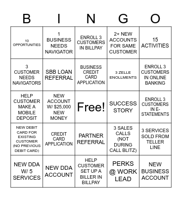 UB I BINGO Card