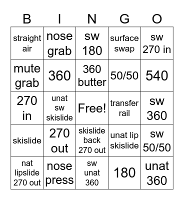 Candy jam bingo kaart Bingo Card