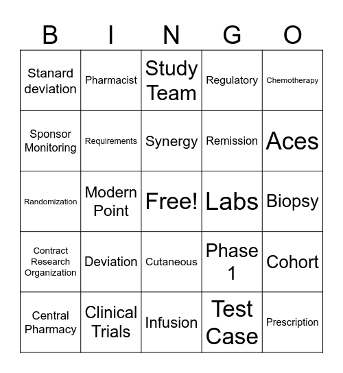 TV Bingo Card