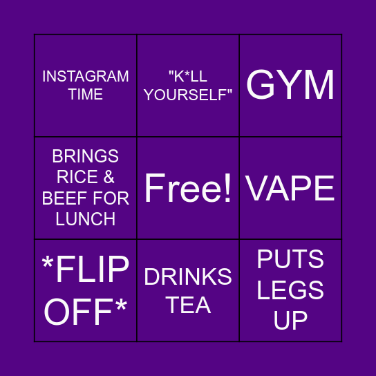 Cold Bru Bingo Card
