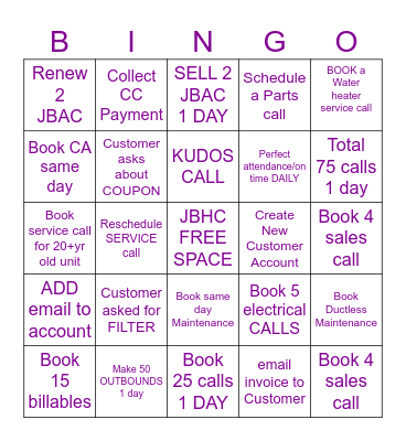 CSE BINGO Card