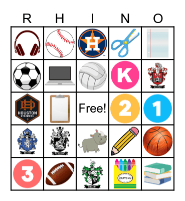RRE Library Bingo Card