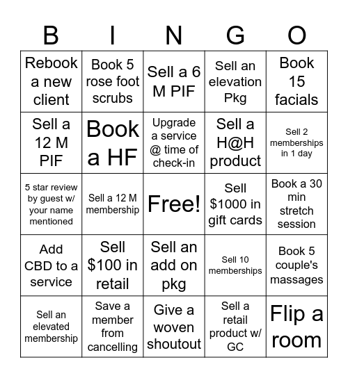 LC May Competition Bingo Card