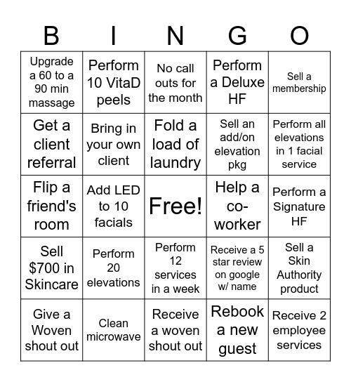 ST MAY COMPETITION Bingo Card