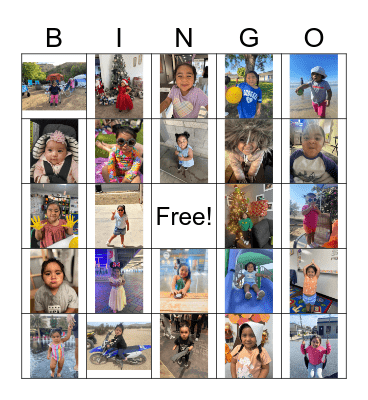 🩷Happy 4th Birthday Flower🩷 Bingo Card