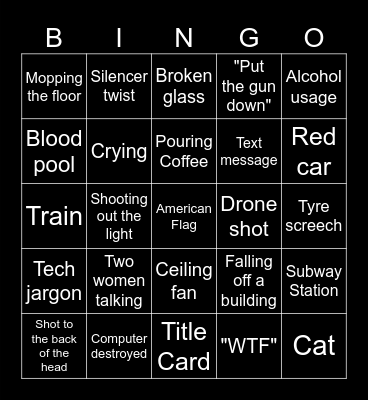 Terminal Bingo Card