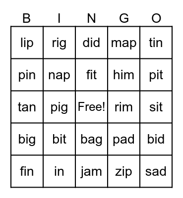 Mastery Check 3 Bingo Card