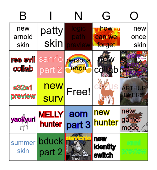 COA FINALS Bingo Card