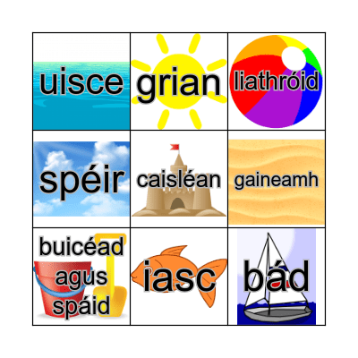 An Trá Bingo Card