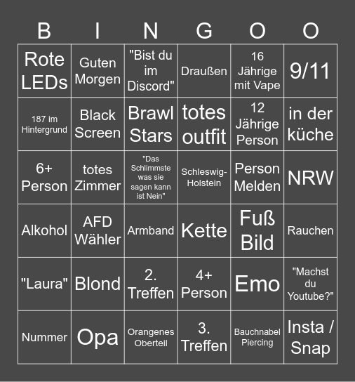 Ome v3 Bingo Card