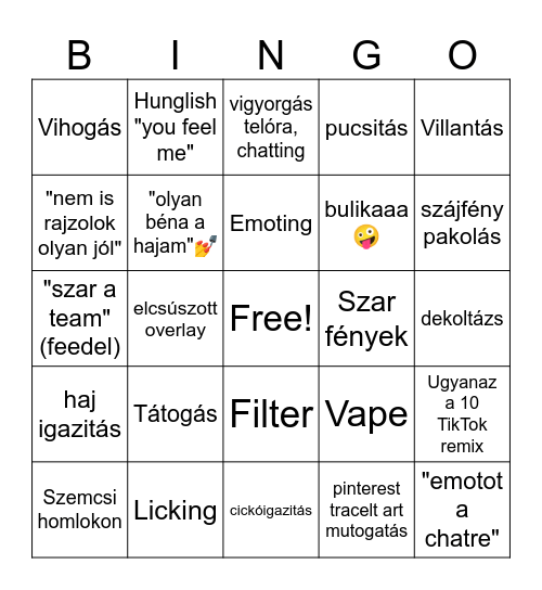 Barbingo Card