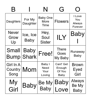 Singo Bingo Card