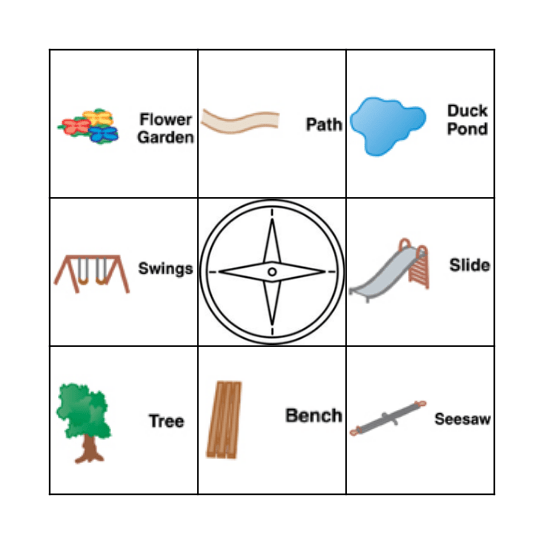 Map Symbol Bingo (Park) Bingo Card