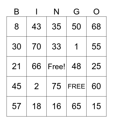 MOHON BINGO SOCIAL Bingo Card
