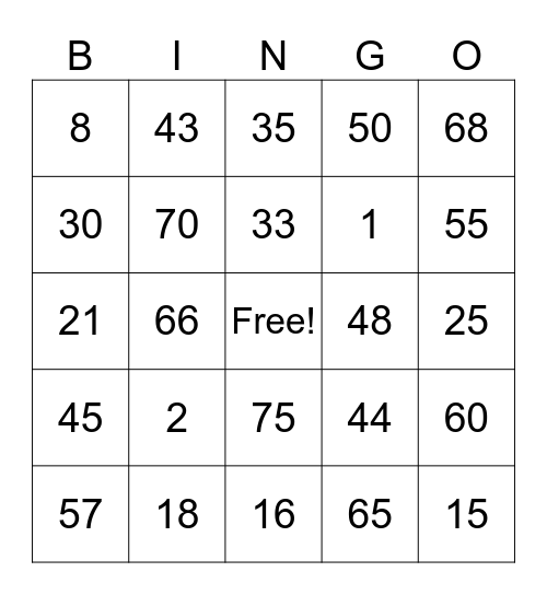 MOHON BINGO SOCIAL Bingo Card